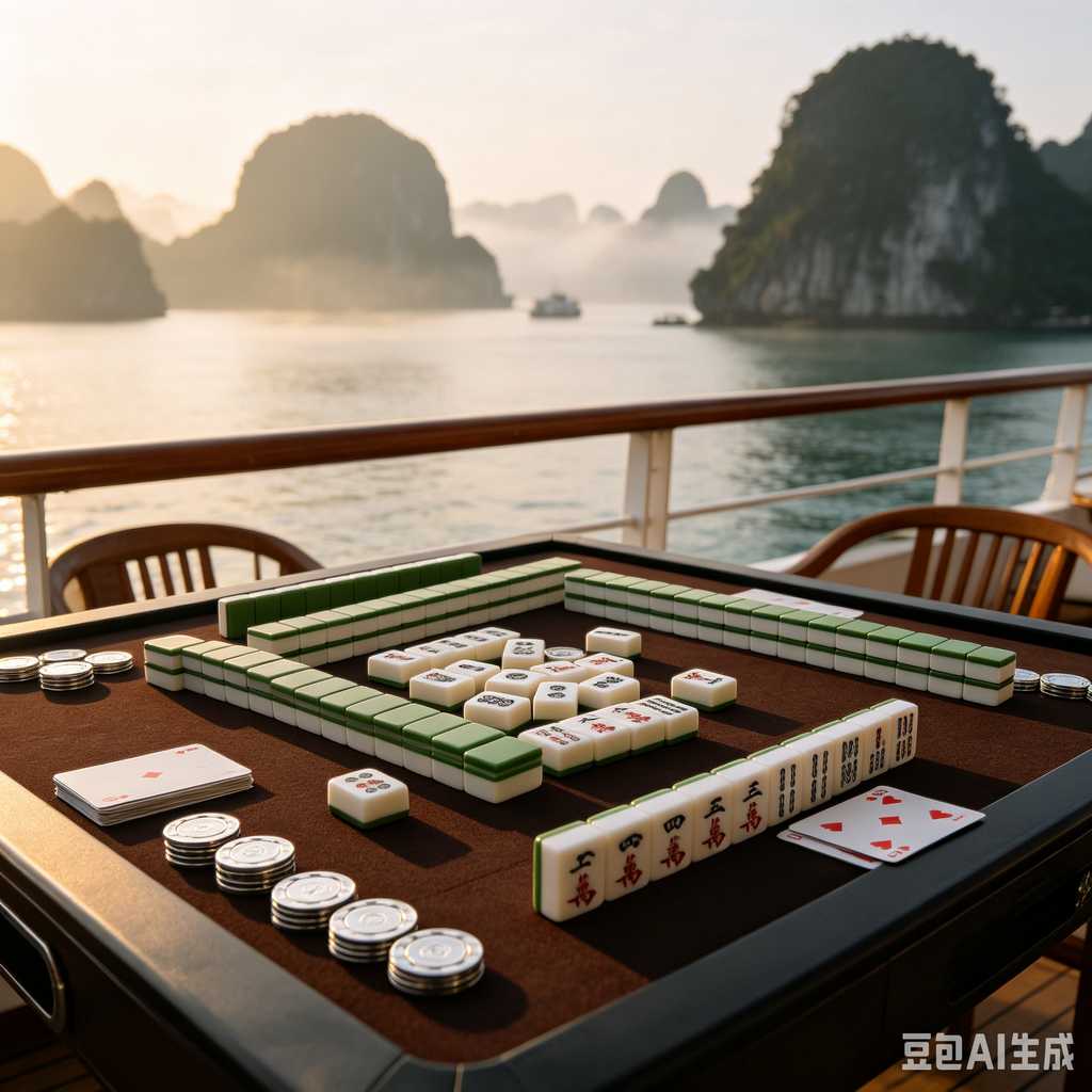 transparent acrylic mahjong set