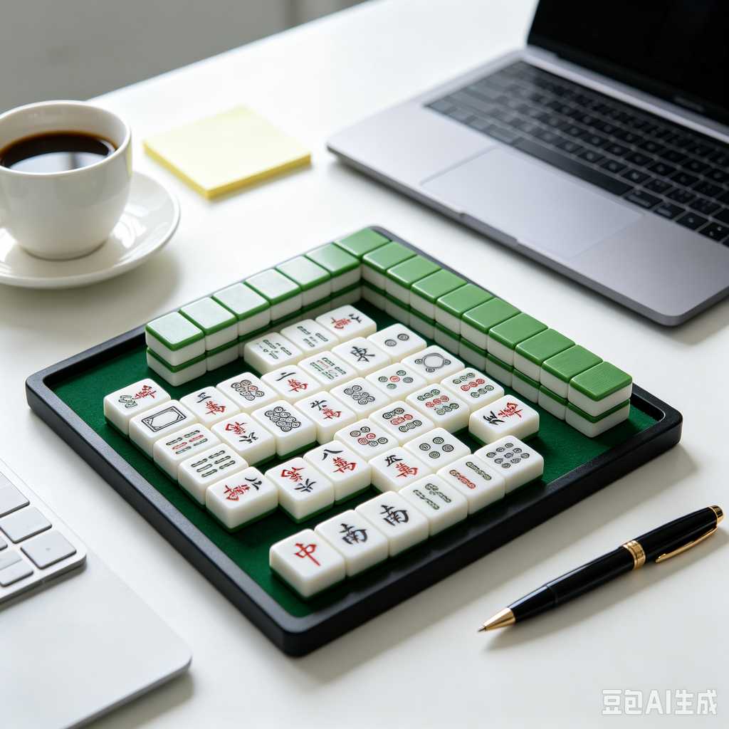 gold accent mahjong set