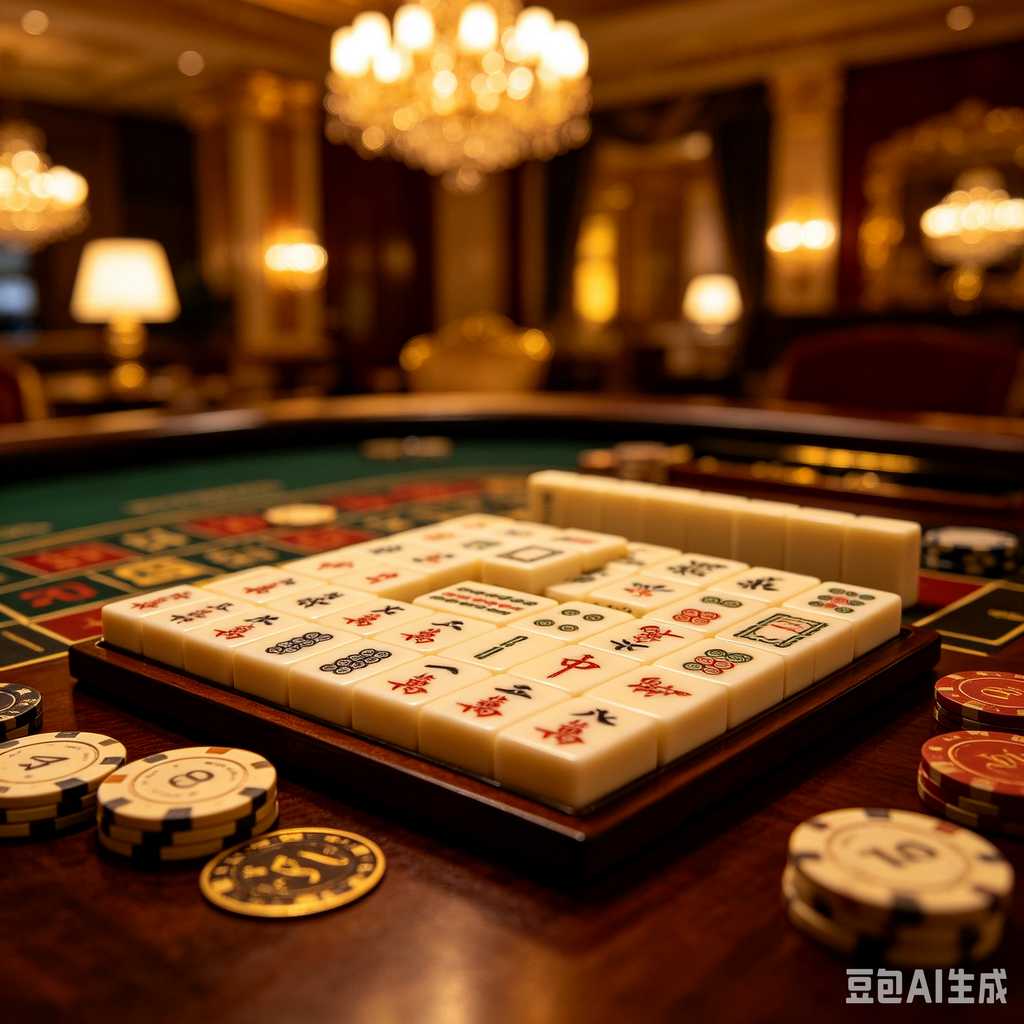 mahjong set for home entertainment